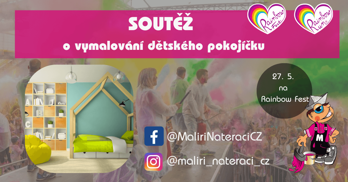 Soutěž o výmalbu dětského pokojíčku dle vlastního výběru!