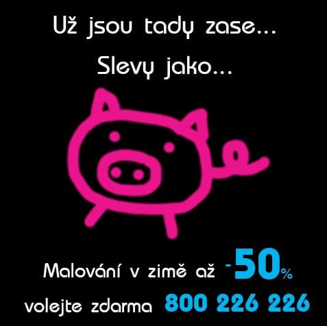 Malování v zimě se slevou až 50% - 2021 - AKCE UKONČENA