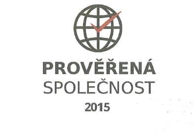 Dostali jsme CERTIFIKÁT PROVĚŘENÉ SPOLEČNOSTI