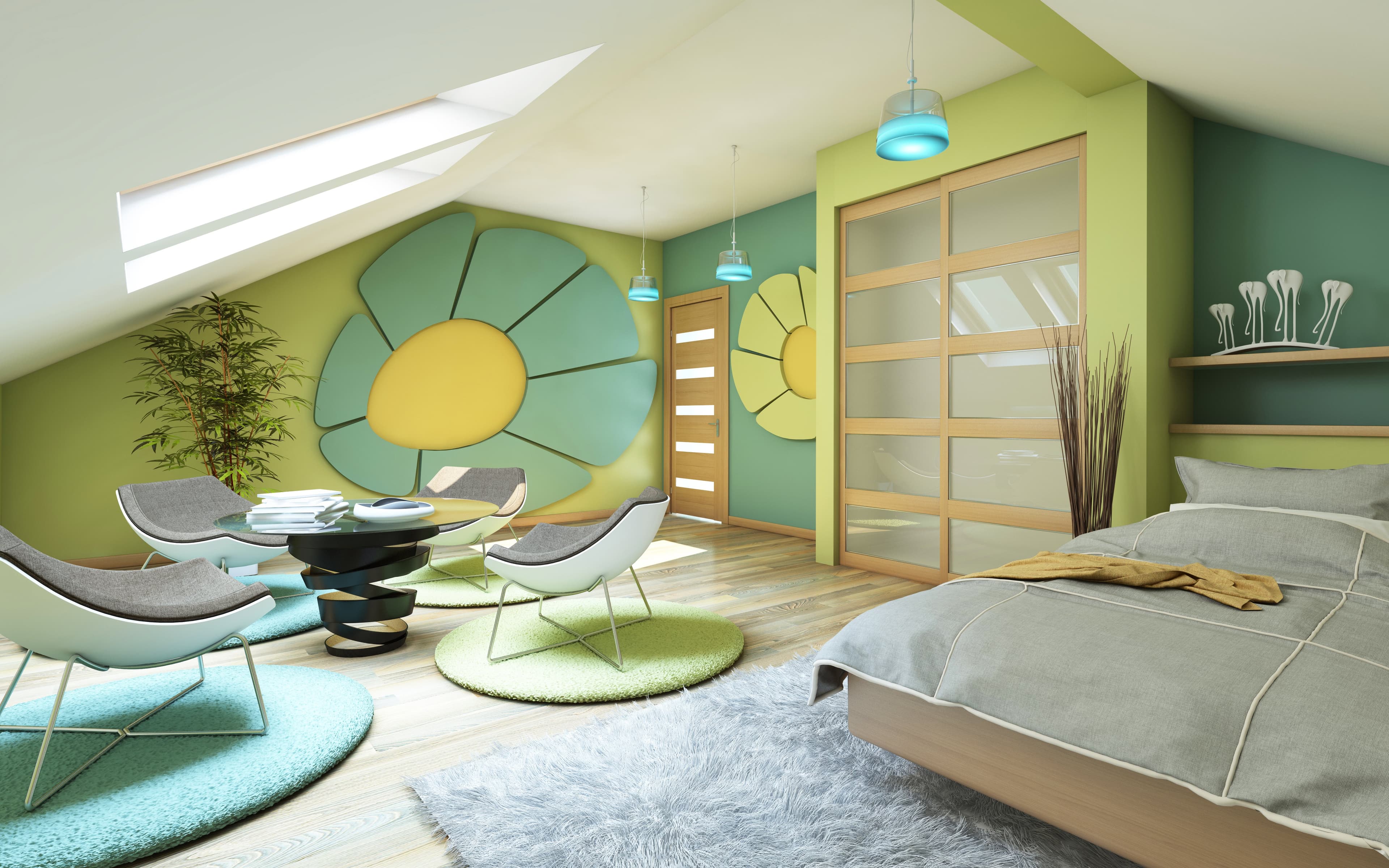 6 tipů jak vymalovat podkroví od bytových designérů