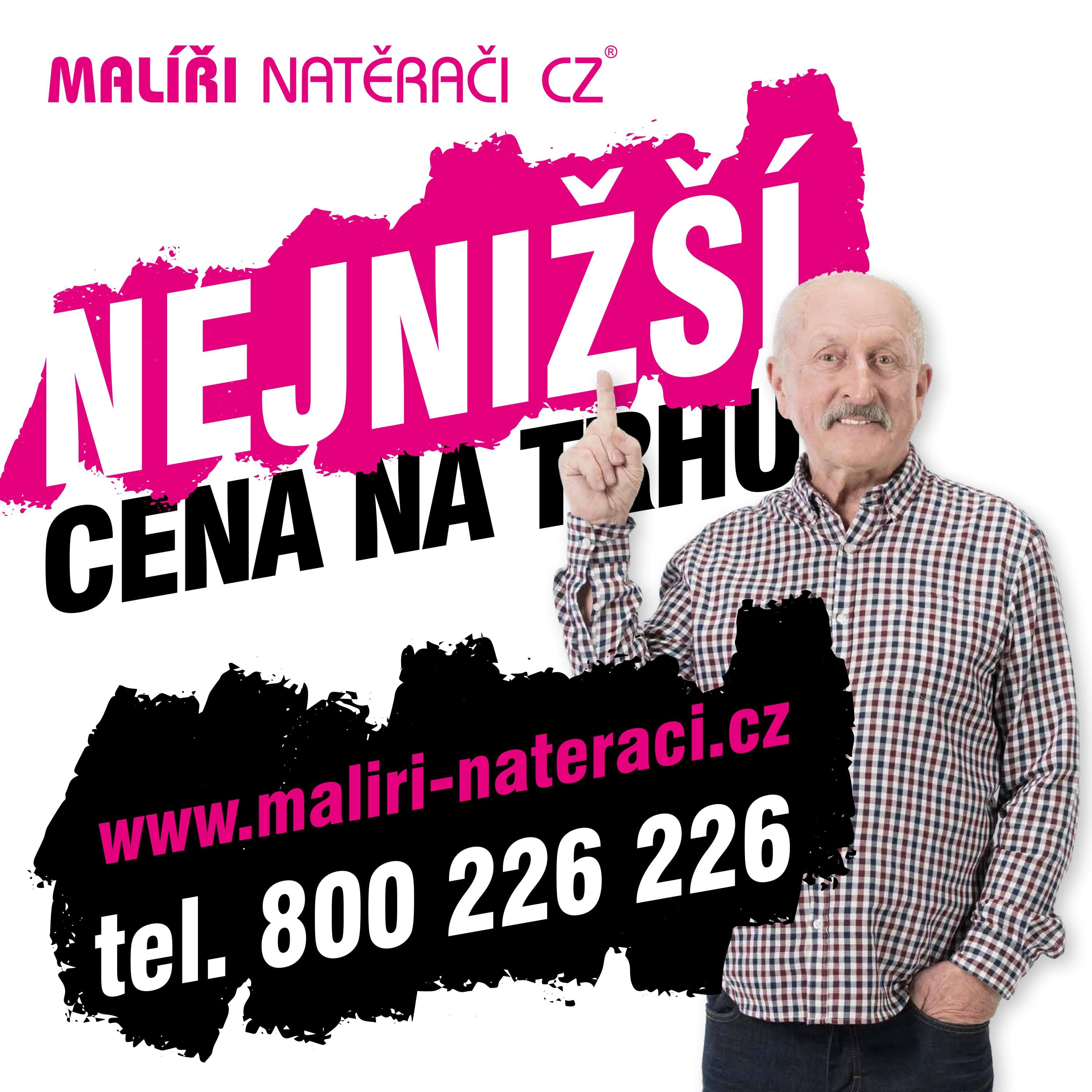 GARANCE NEJNIŽŠÍ CENY ZA MALOVÁNÍ!